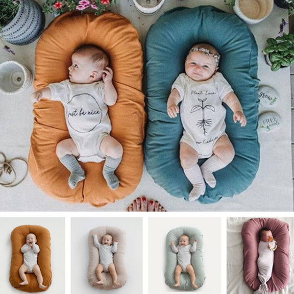 DearChic- Snuggle Baby Nest Bed Crib Newborn Baby Nest Cot Cribs Infant Portable Cotton Crib Travel Cradle Cushion