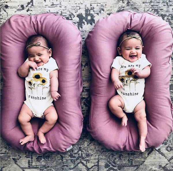 DearChic Snuggle Baby Nest Bed Crib Newborn Baby Nest Cot Cribs Infant Portable Cotton Crib Travel Cradle Cushion
