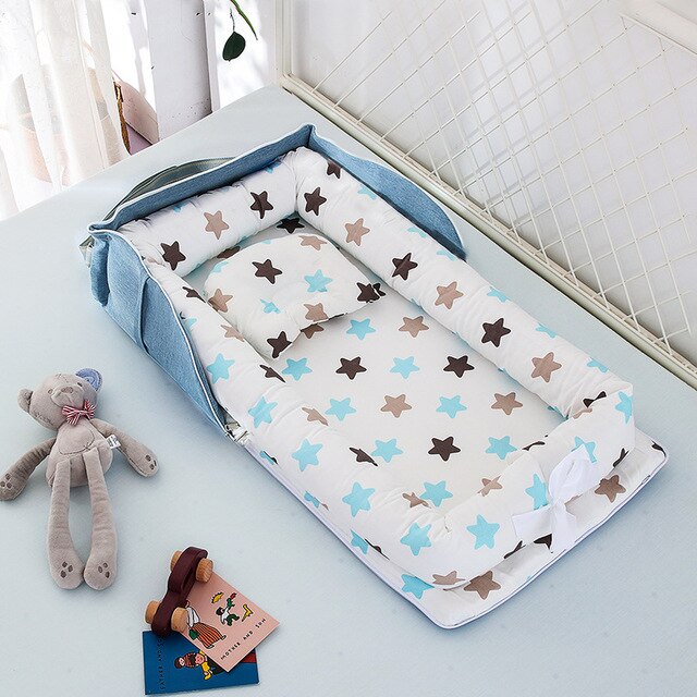 Portable mini crib bedding set hot sale