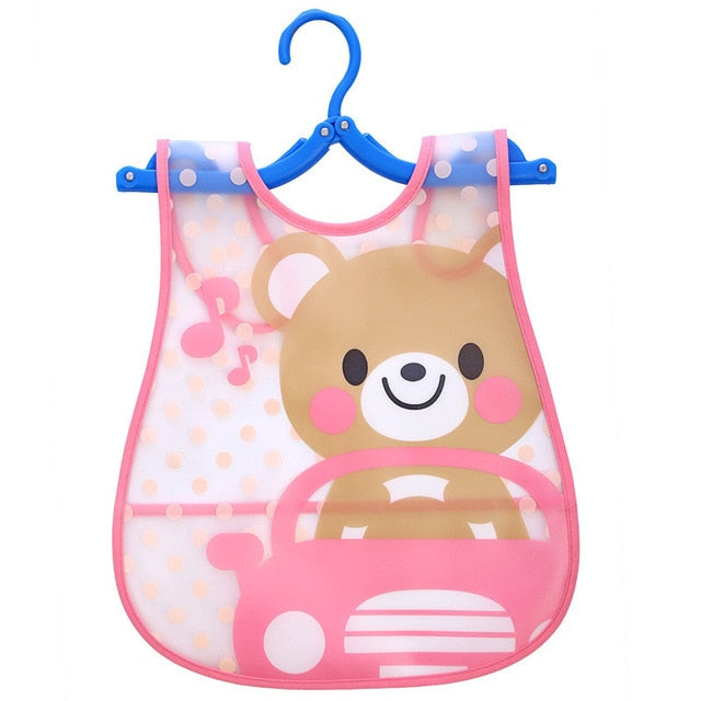 Bibs Waterproof Baby Silicone Bibs Burp Cloths Toddler Kids Adjustable Feeding Apron Saliva Bandana Baby Boys Girls Bandana Bib